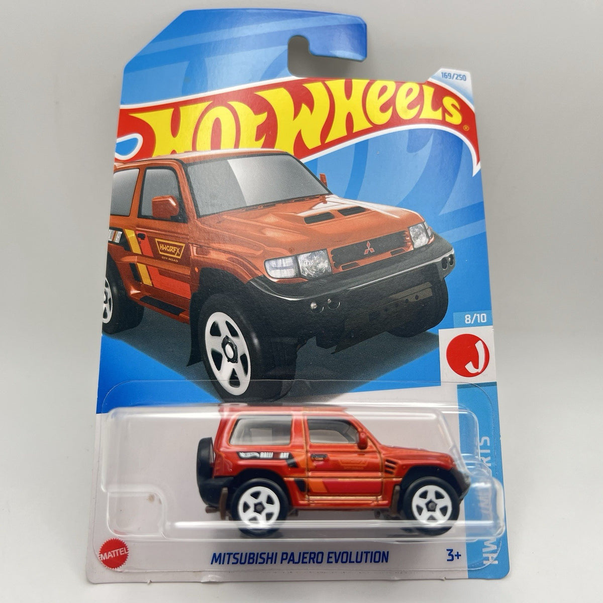 Hot Wheels 2024 Mitsubishi Pajero Evolution 169/250 HW J-Imports 8/10