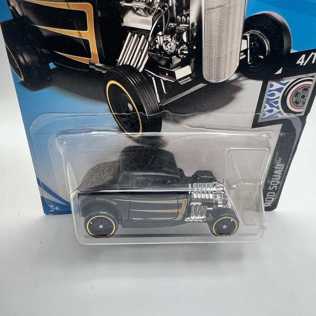 Hot Wheels '32 Ford Matte Black 105/250 Rod Squad 4/10