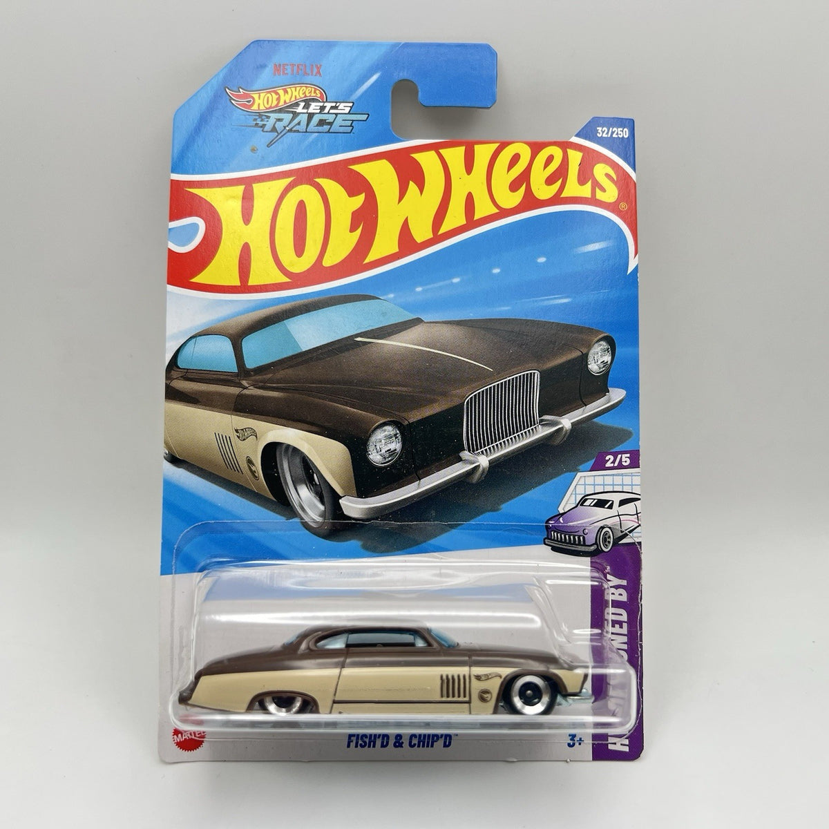 2024 FISH'D & CHIP'D JAGUAR HOT WHEELS TREASURE HUNT 1/64 DESIGNED BY #2/5
