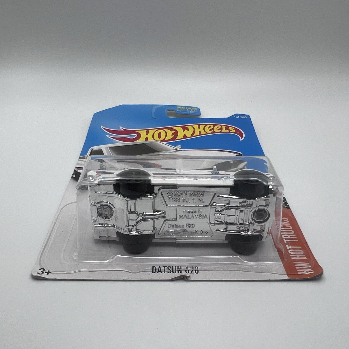 2017 🔥HOT WHEELS🛞 DATSUN 620 7/10 HW HOT TRUCKS WHITE 181/365