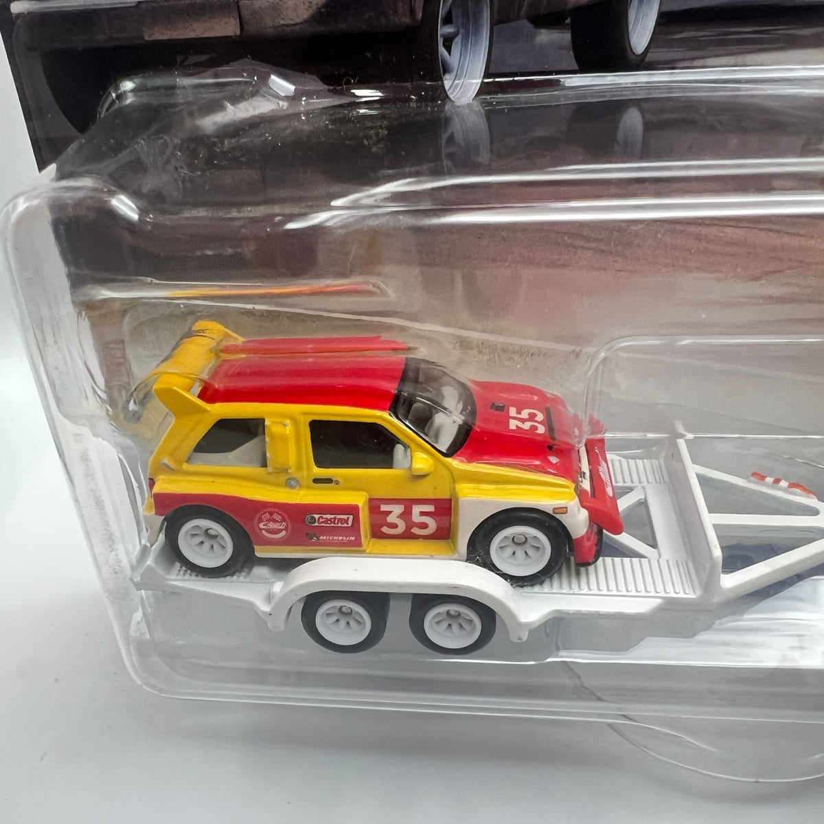 Hot Wheels Team Transport MG Metro 6R4 HW Rally Hauler 47 Castrol