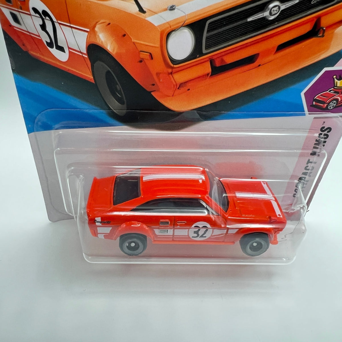 Hot Wheels 1972 Datsun Sunny Coupe Orange Compact Kings 10/10 211/250 2026