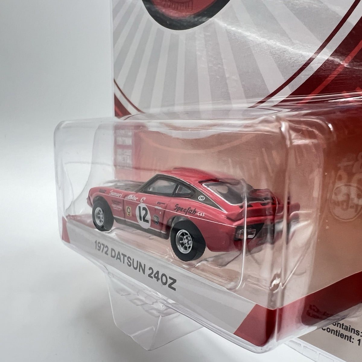 1/64 GREENLIGHT TOKYO TORQUE 1972 DATSUN 240Z #12 RALLY RED