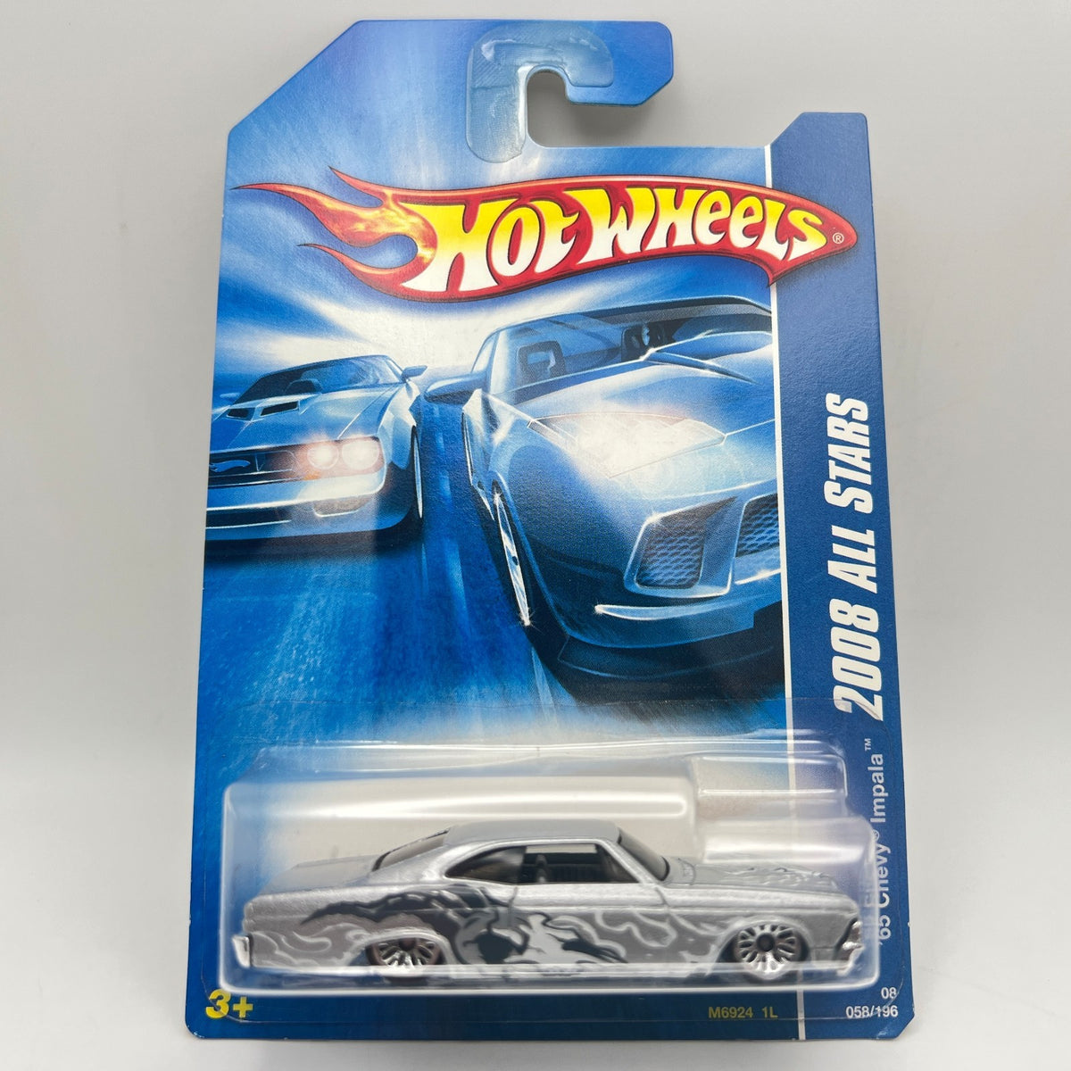 Hot Wheels '65 Chevy Impala Silver 2008 All Stars 058/196 The Vault