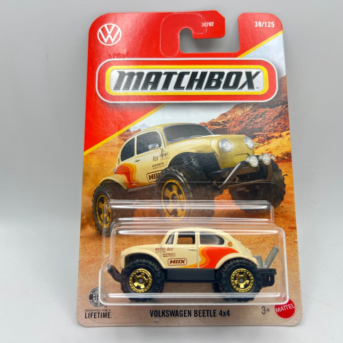 Matchbox Volkswagen Beetle 4x4 Cream Baja 38/125 2026 Mainline