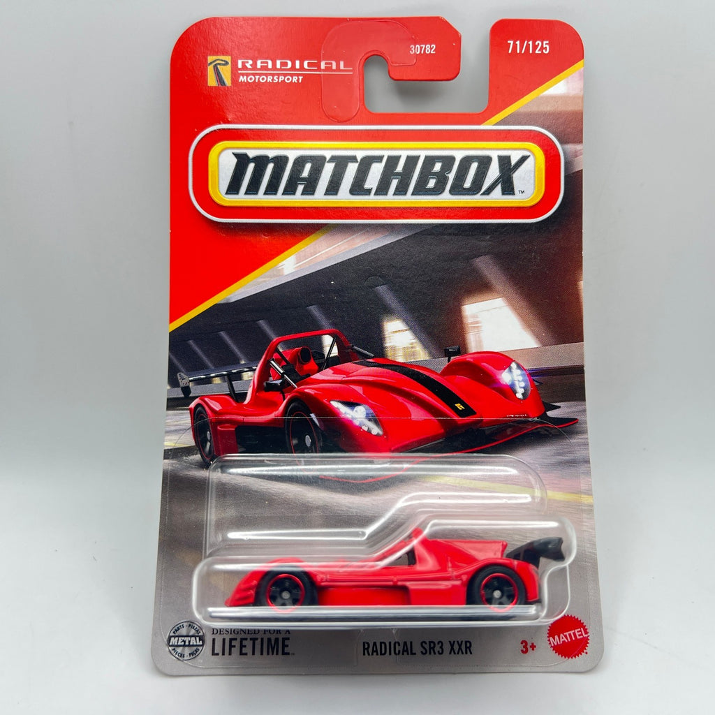 Matchbox Radical SR3 XXR 71/125 Red 1:64 Scale Diecast Race Car