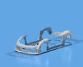 FatBoi Style Wide Body Kit for Hot Wheels Subaru WRX STI - Resin - 3d Printed