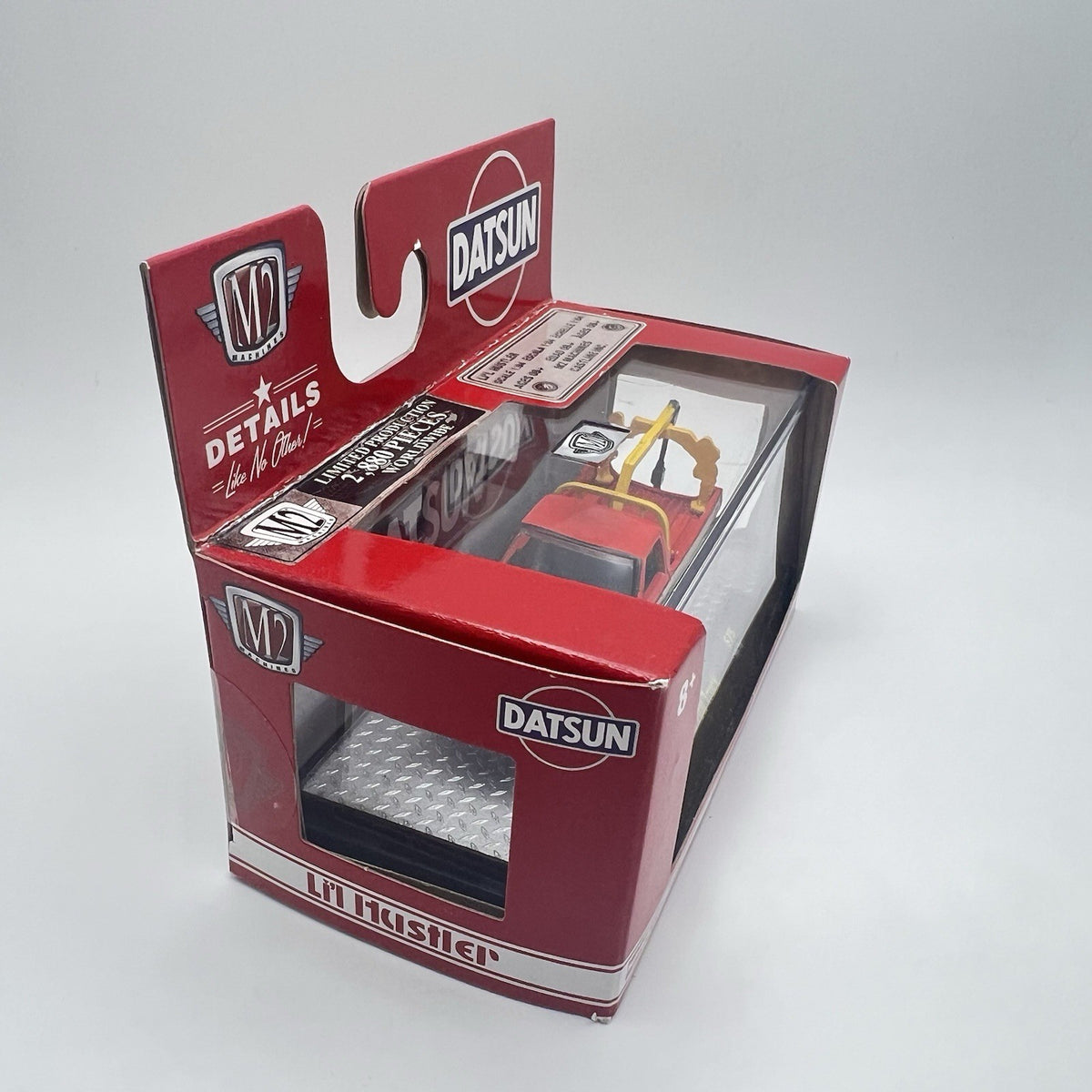 1/64 M2 1978 DATSUN PICKUP TRUCK LI'L HUSTLER YOKOHAMA TOW TRUCK