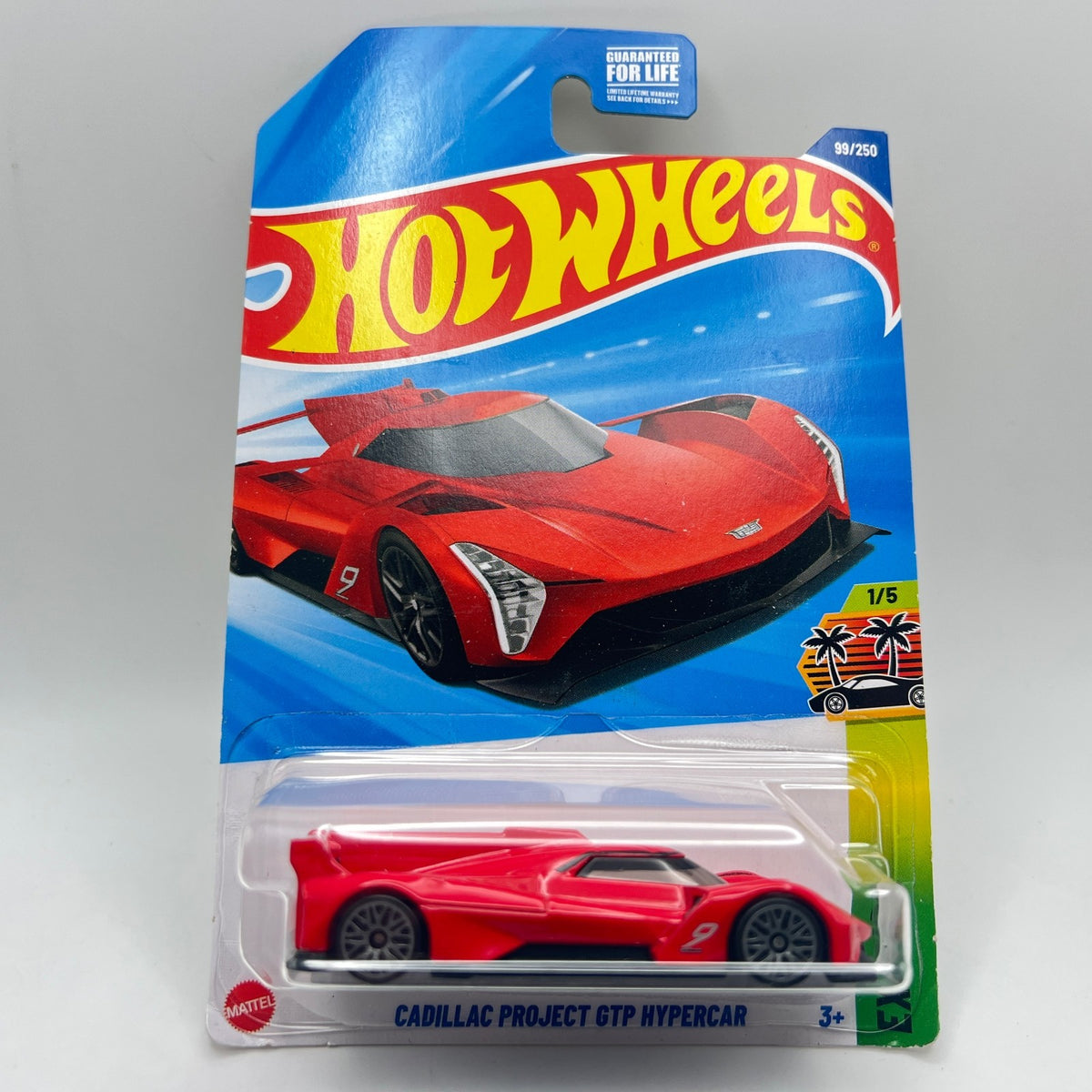 Hot Wheels Cadillac Project GTP Hypercar Exotics 1/5 Red 99/250 2025