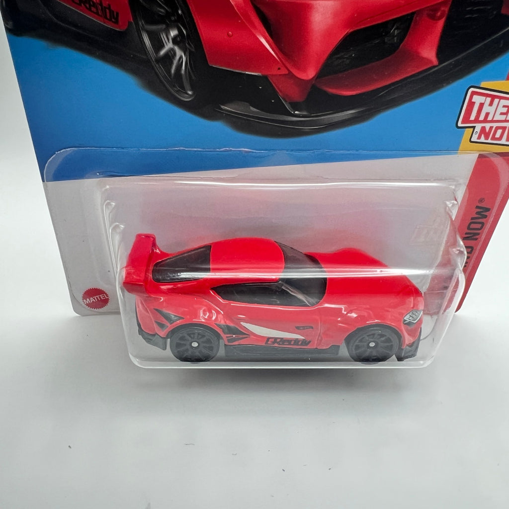 Hot Wheels 2022 Then and Now Red ‘20 Toyota GR Supra #241