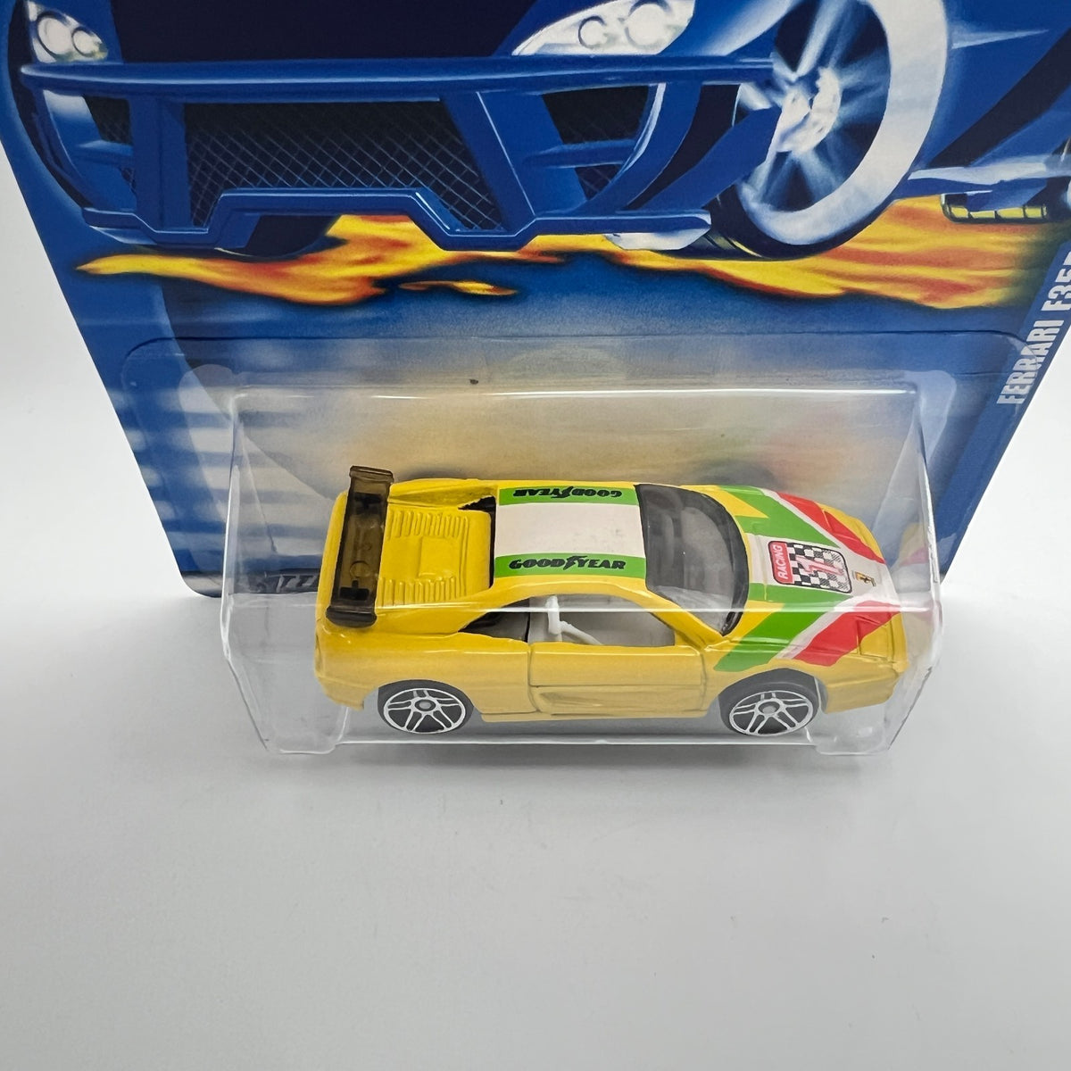 Hot Wheels Ferrari F355 Yellow #191 2001 The Vault