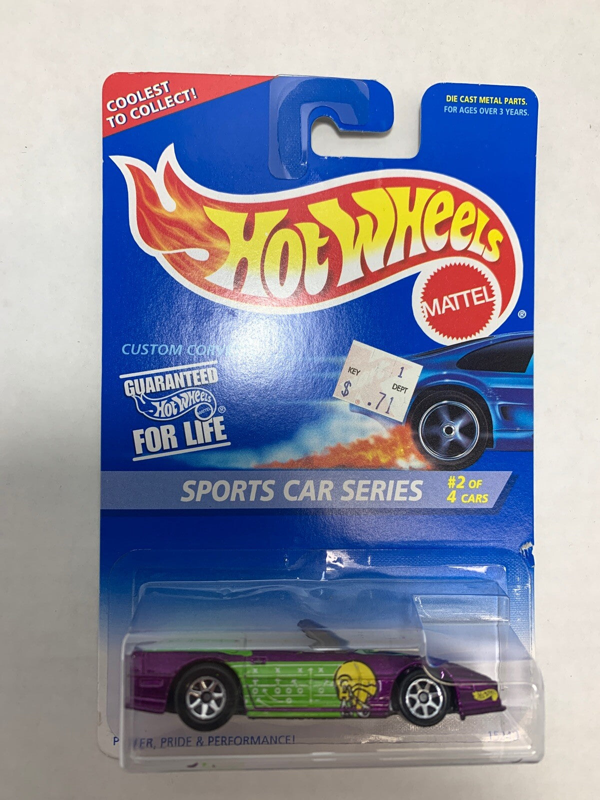 1995 Hot Wheels Sports Car Series Custom Corvette 405 #2 Of 4 Cars