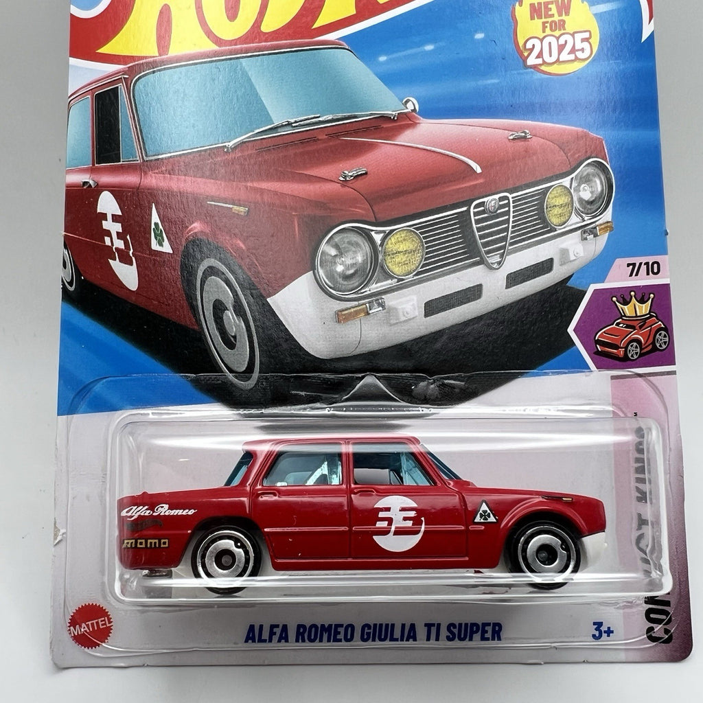 Hot Wheels Alfa Romeo Giulia TI Super Red #195 195/250 - 2025 Compact Kings
