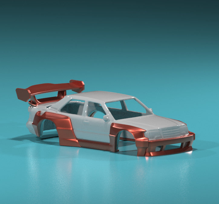 Pandem Style Wide Body Kit for Hot Wheels Mercedes E500 - Resin - 3d Printed