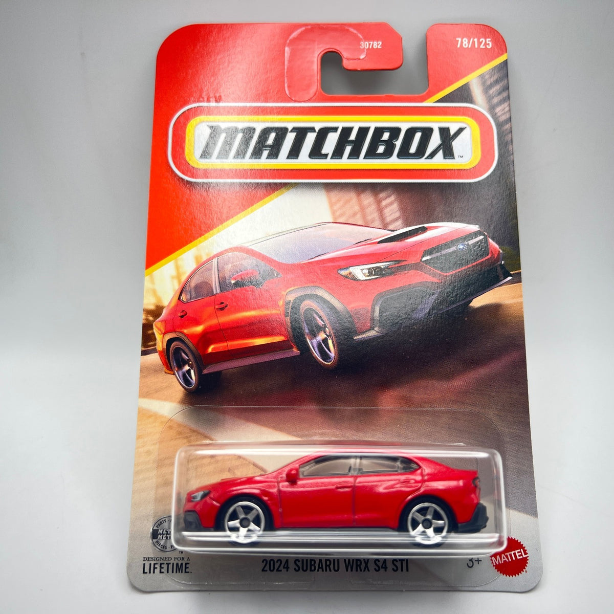Matchbox 2024 Subaru WRX S4 STI Red 78/125 2026 Mainline 1:64 Diecast