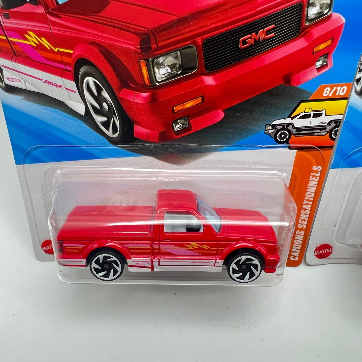 Hot Wheels 91 GMC Syclone - Lot Of 2 - Red And Purple