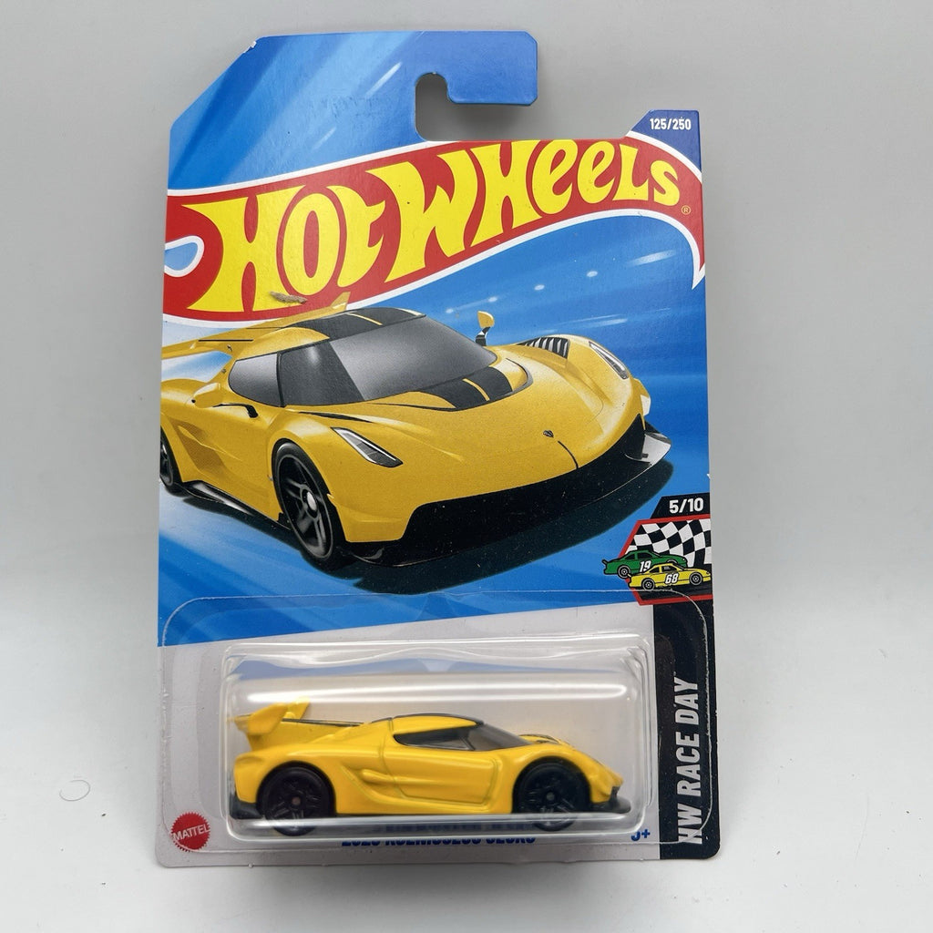 Hot Wheels Koenigsegg Jesko Yellow HW Race Day #125 NEW 2025