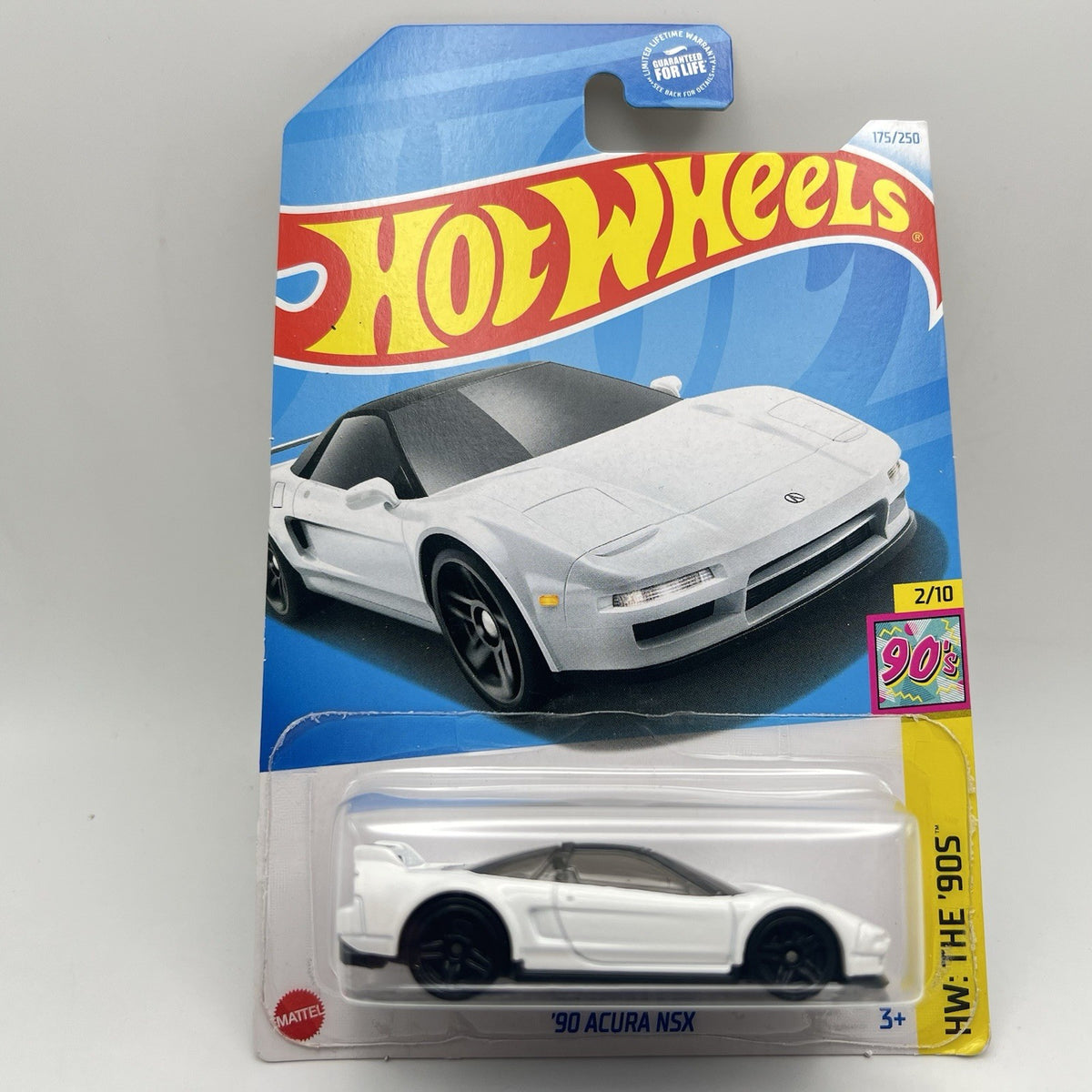 Hot Wheels '90 Acura NSX 2/10 HW The '90s White 2024
