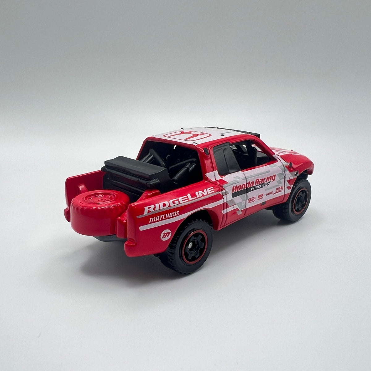 Matchbox 2015 Honda Ridgeline Red Honda Racing LOOSE 1/64