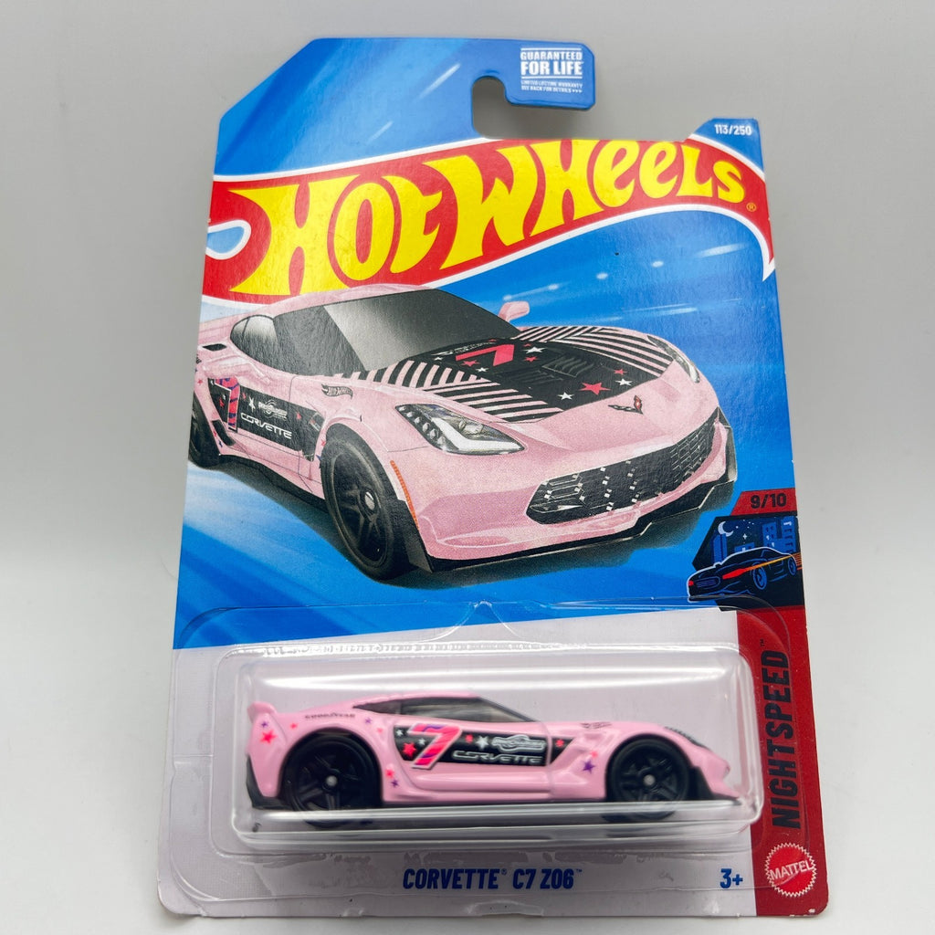 Hot Wheels Nightspeed 9/10 Corvette C7 Z06 113/250 Pink