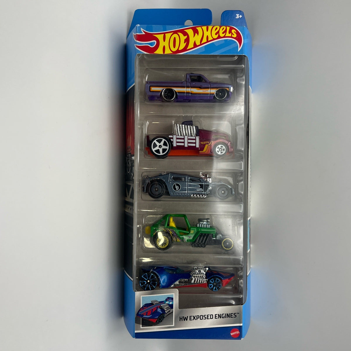 2023 Hot Wheels HW Exposed Engines 5 Pack.