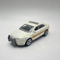 Matchbox Ford Police Interceptor Pearl White State Police LOOSE 1/64