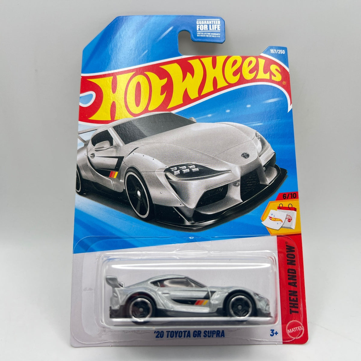 Hot Wheels 20 Toyota GR Supra Silver Then And Now 6/10 157/250 2026 Pandem