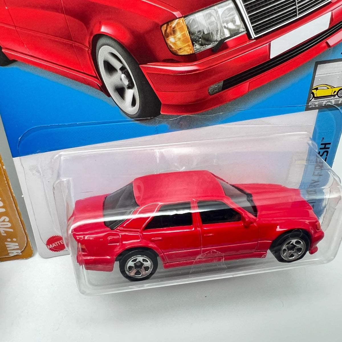 Hot Wheels Mercedes-Benz 500 E Lot of 2 Green 70s vs 90s & Red Factory Fresh