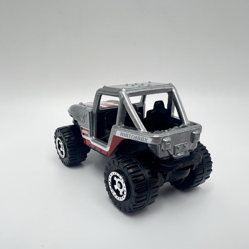 WARN INDUSTRIES 75th Anniversary 2007 MBX 4X4 💥 SILVER METALLIC  Matchbox Loose