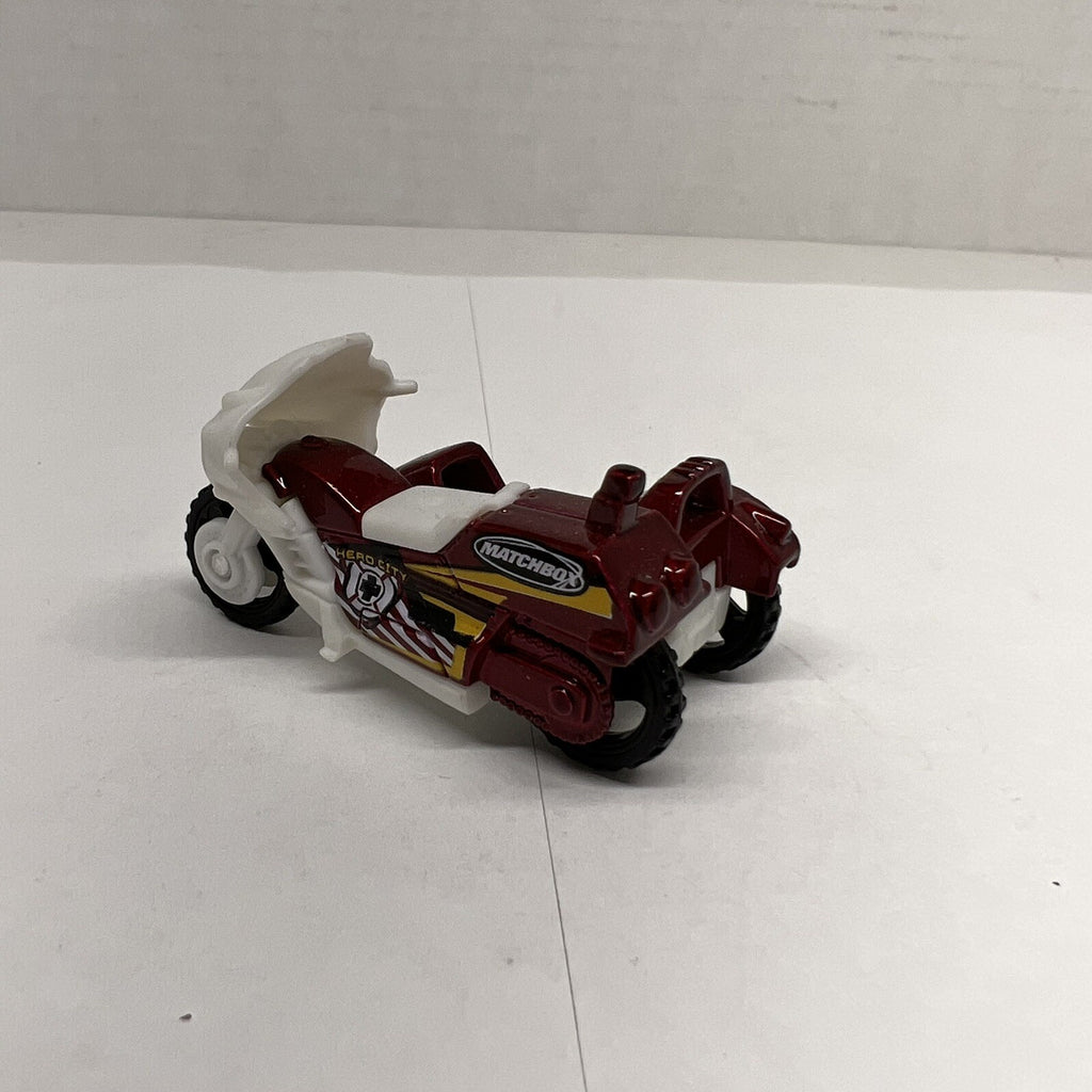 2001 Matchbox _ Cycle with Sidecar _ ** Hero City **