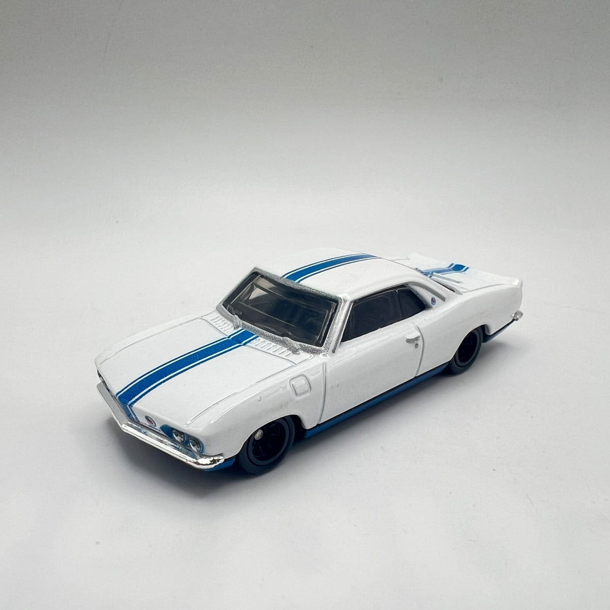 Hot Wheels Premium '66 Chevrolet Corvair Yenko Stinger White Blue LOOSE 1/64