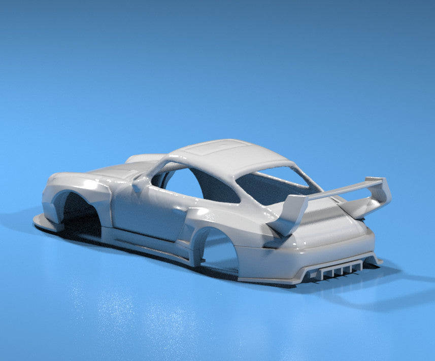 Pandem Style Wide Body Kit For Hot Wheels '96 Porsche Carrera - Resin