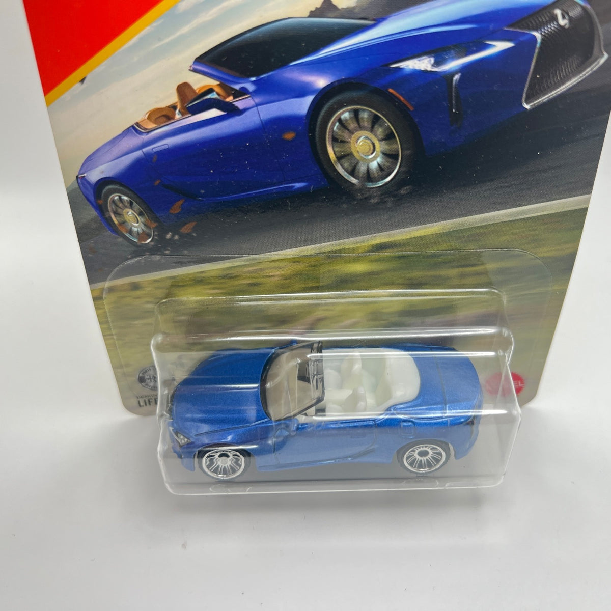 Matchbox 2021 Lexus LC 500 25/125 Blue 1:64 Scale Diecast Convertible