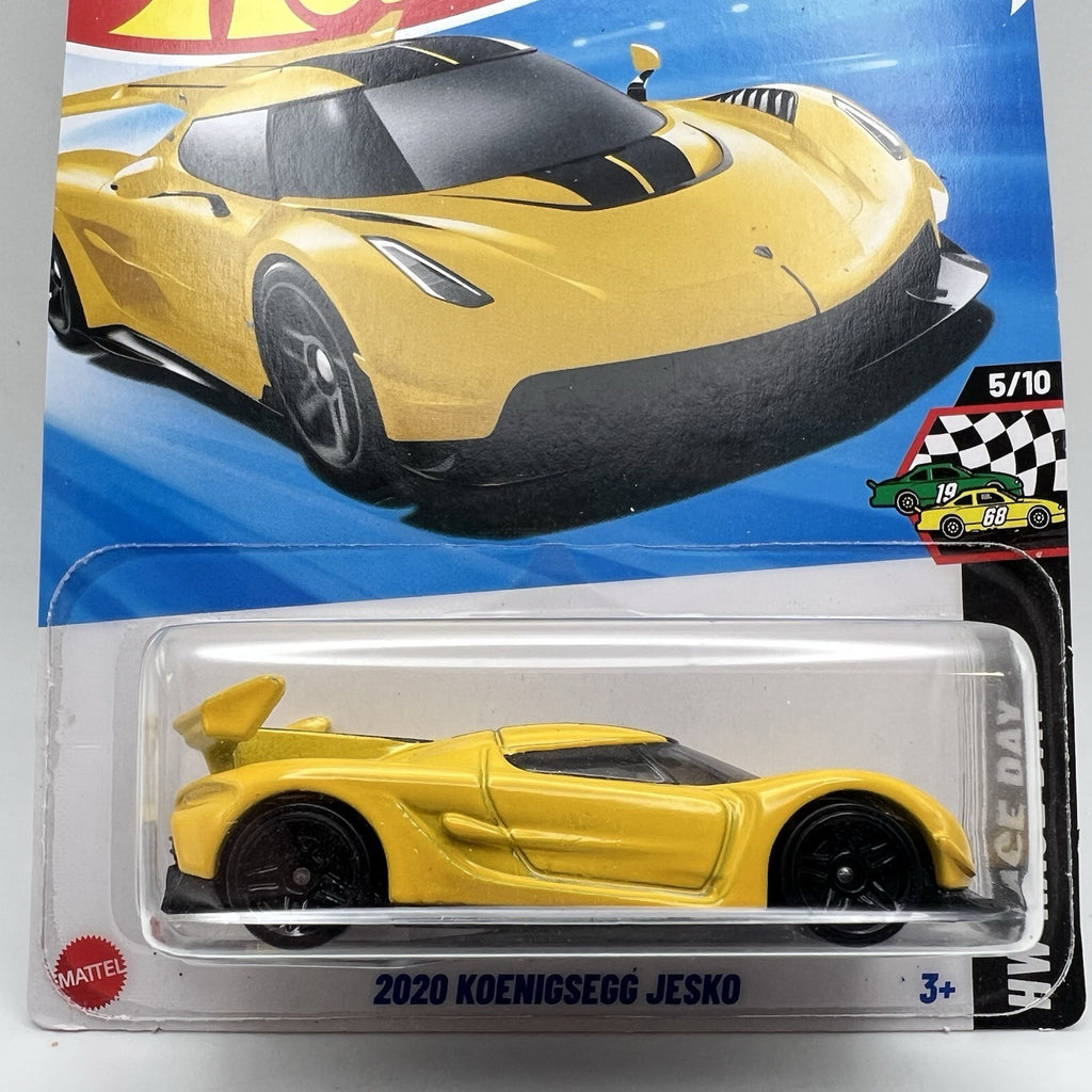 Hot Wheels Koenigsegg Jesko Yellow HW Race Day #125 NEW 2025