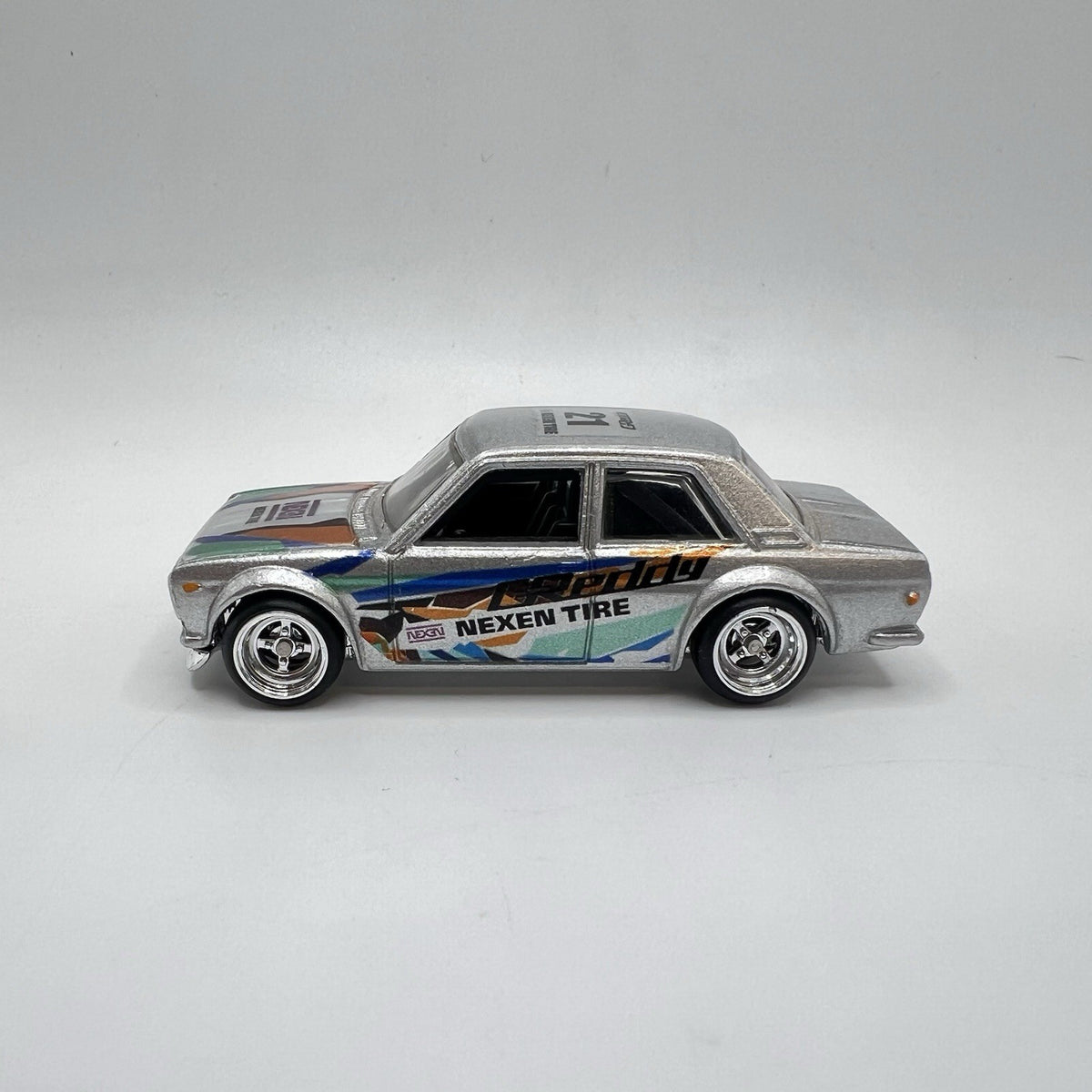 Hot Wheels '71 DATSUN 510 ALL CUSTOM! Full Paint And Real Riders