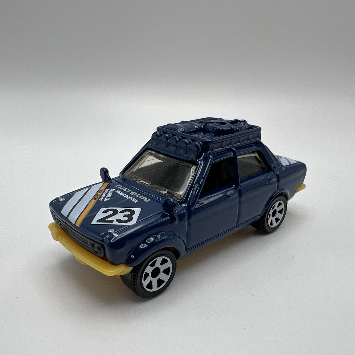 Matchbox ‘70 Datsun 510 Rally Dark Blue 1:64 **LOOSE**