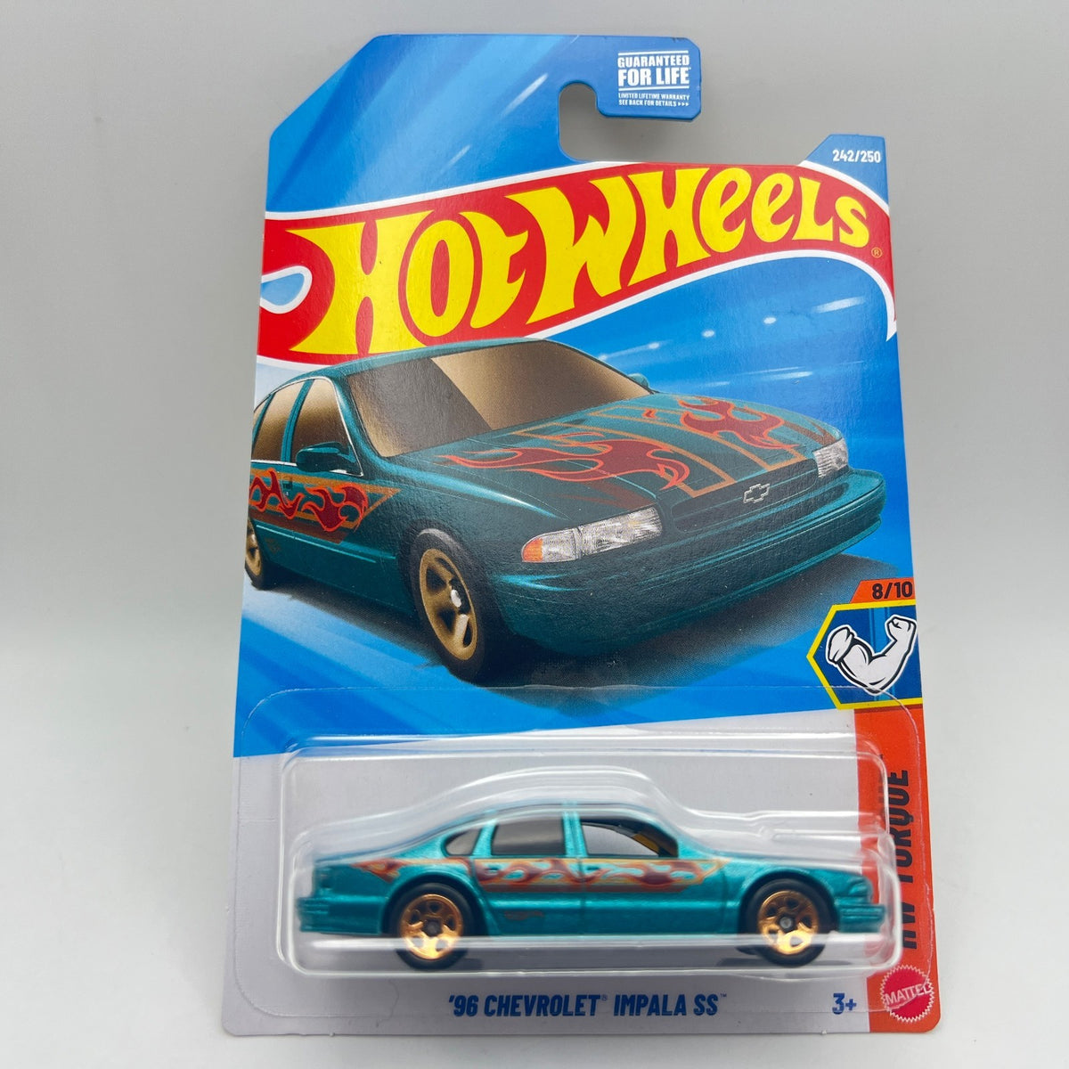 Hot Wheels '96 Chevrolet Impala SS Teal 242/250 HW Torque 8/10 2026