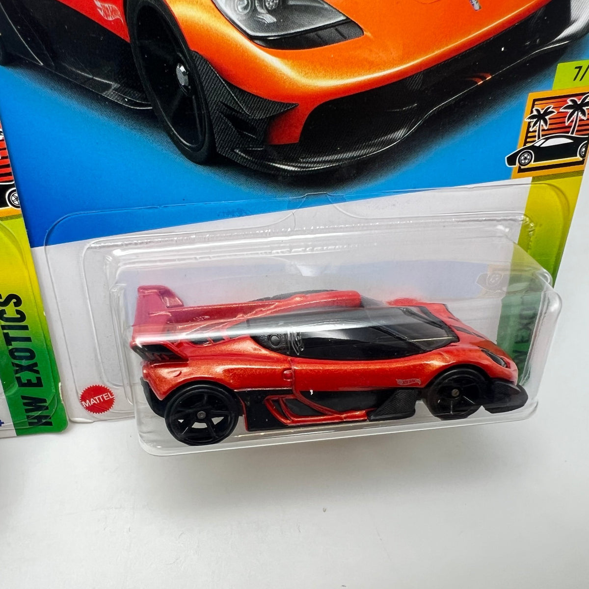 Hot Wheels Orange & Teal Gordon Murray Automotive T.50s Lot Of 2