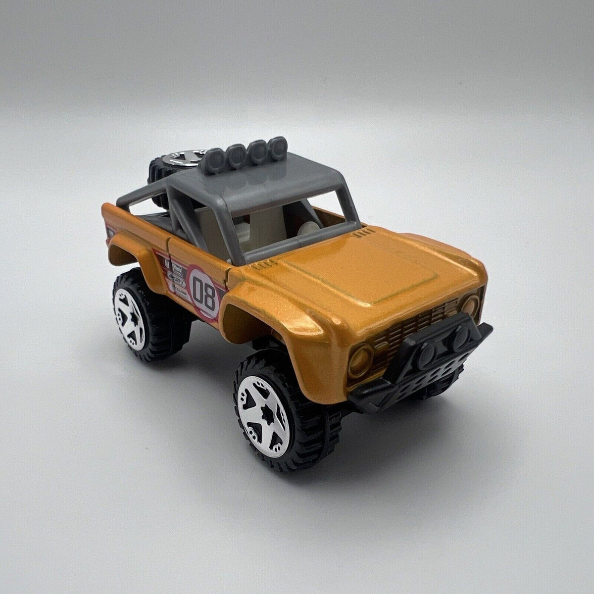 Hot Wheels 2008 New Models Custom Ford Bronco  Yellow  Loose