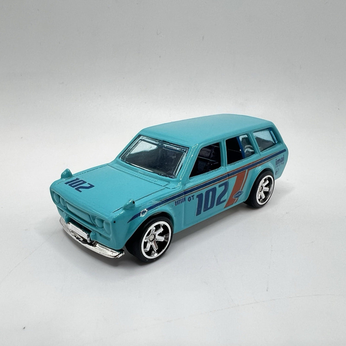 2026 Hotwheels Custom Design 1971 Datsun 510 Wagon Teal Custom