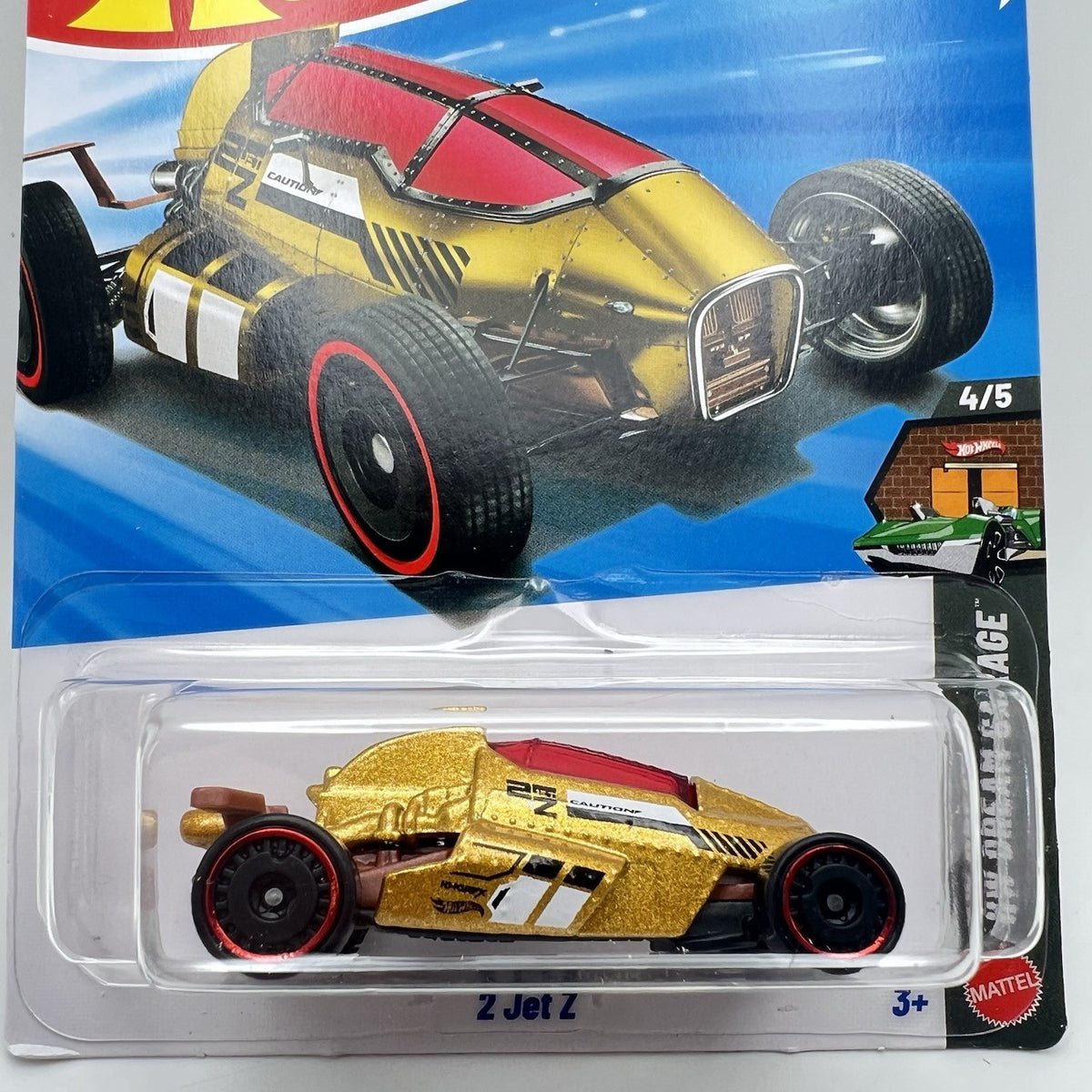 💛❤️ Hot Wheels 2 Jet Z Gold #147 Mainline 2026 Case G Treasure Hunt New TH