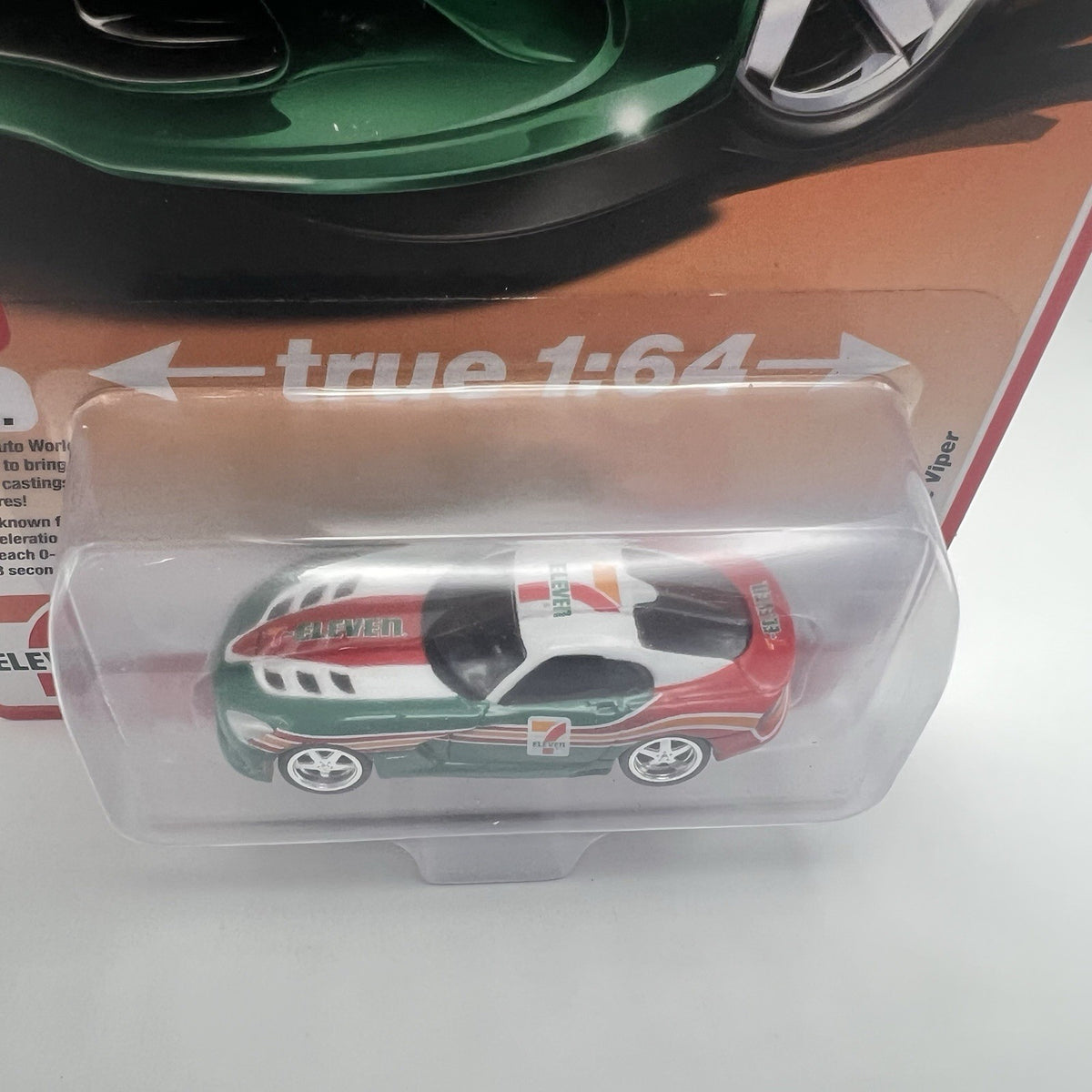 7-Eleven 7-11 Auto World 2012 Dodge Viper Die Cast Car Limited Edition NEW-2023
