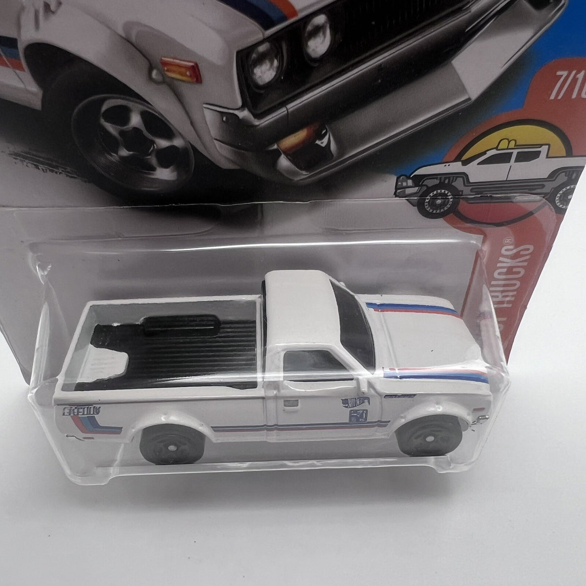 2017 🔥HOT WHEELS🛞 DATSUN 620 7/10 HW HOT TRUCKS WHITE 181/365