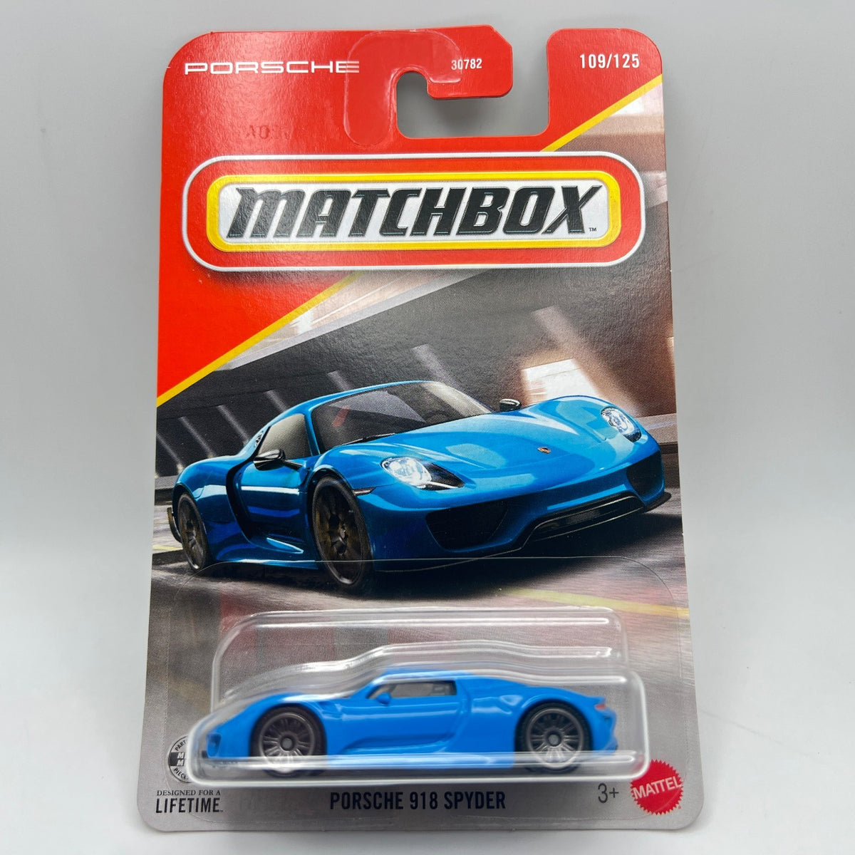 Matchbox Porsche 918 Spyder Light Blue 109/125 2026 Mainline