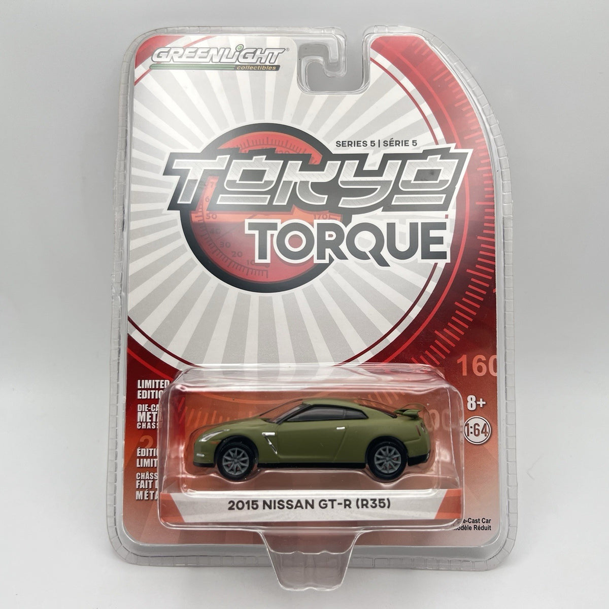 1/64 GREENLIGHT TOKYO TORQUE 2015 NISSAN GT-R R35 GREEN