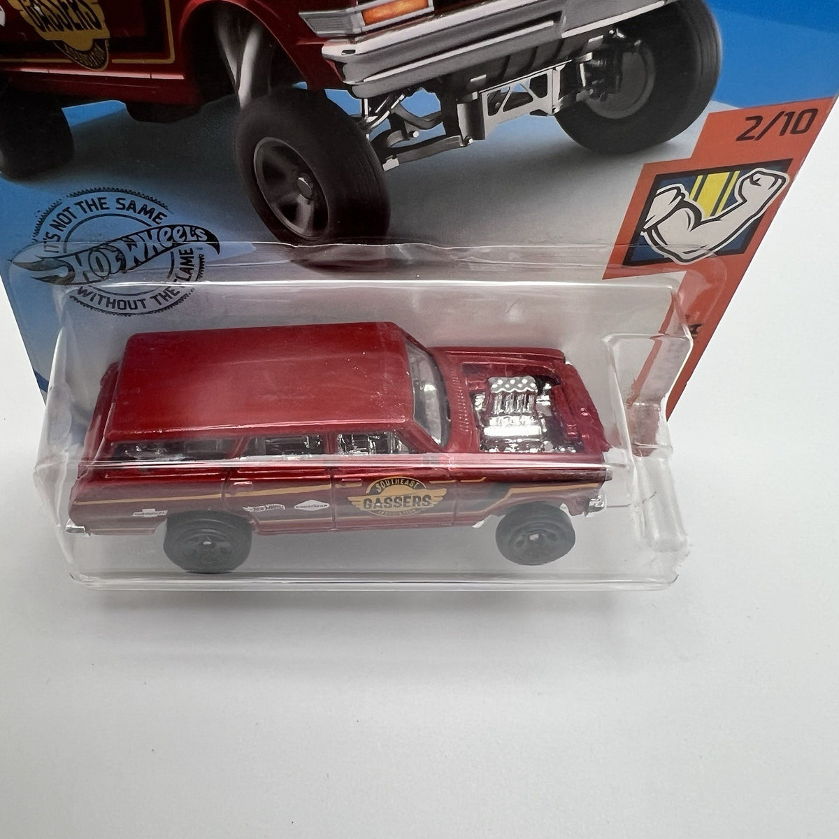 2020 Hot Wheels #174 '64 Nova Wagon Gasser Red HW Muscle Mania 1:64 NIP 5sp