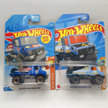 Hot Wheels Mercedes Benz Unimog LOT OF 2 BLUE & Light Blue
