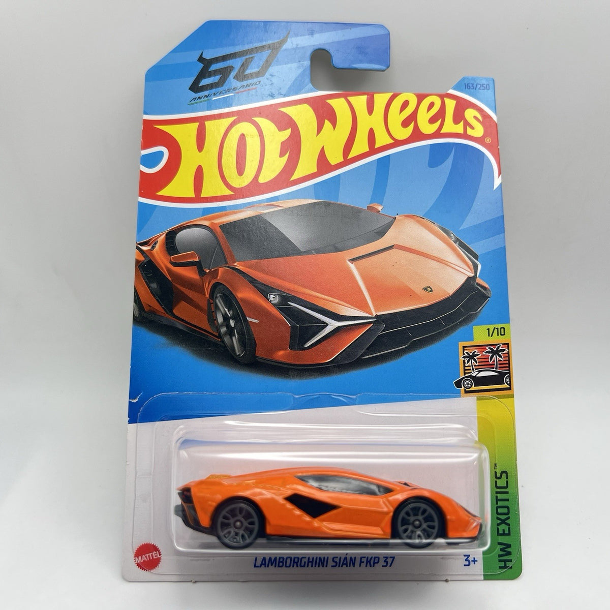 HOT WHEELS EXOTICS SERIES LAMBORGHINI Lot Of 3 SIAN, ELEMENTO, SUPER TROFEO