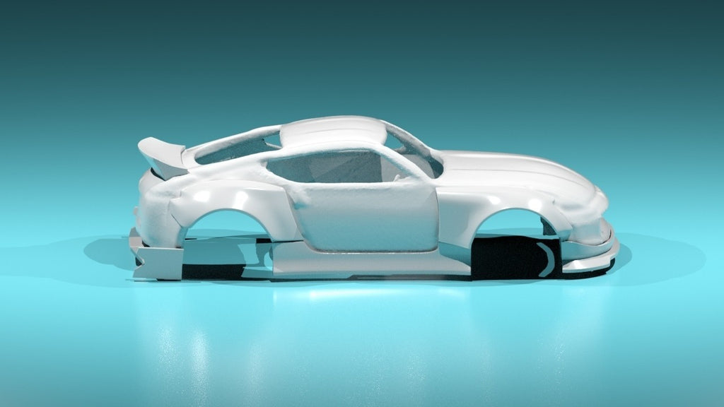 UFO Style Wide Body Kit for Hot Wheels Nissan 370z - Resin - 3d Printed