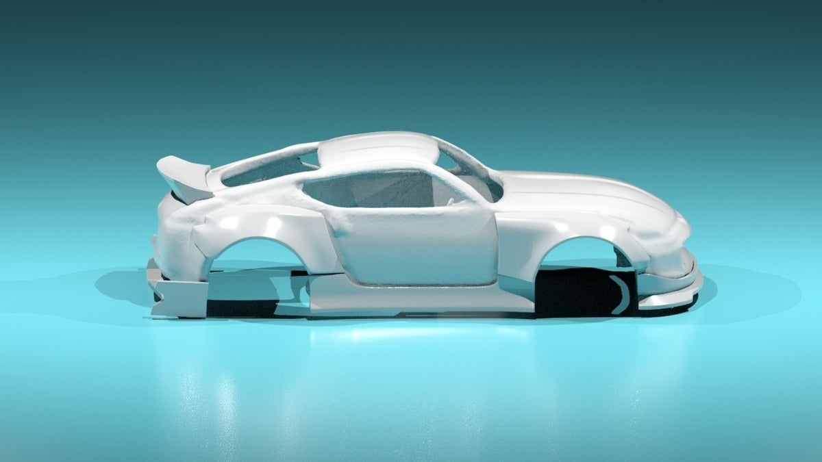 UFO Style Wide Body Kit for Hot Wheels Nissan 370z - Resin - 3d Printed